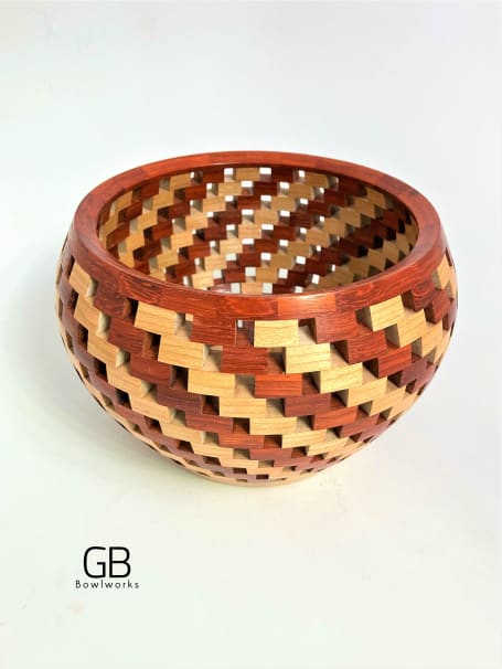 Hand turned wooden bowls